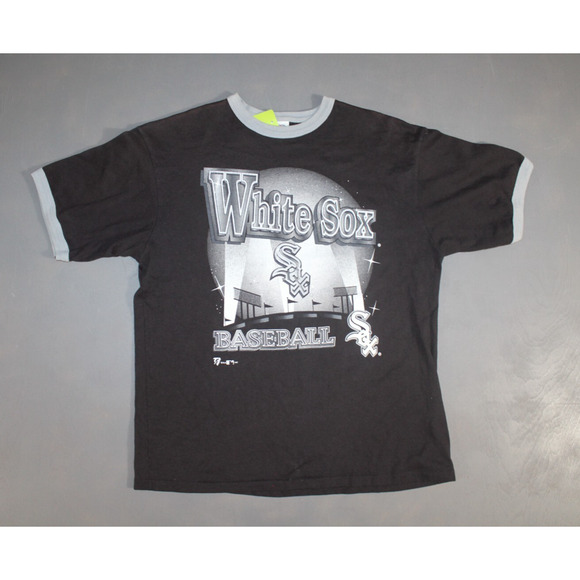 Vintage Chicago White Sox Team Rated T-Shirt Size Large Medium 1997 90s MLB - Picture 1 of 4